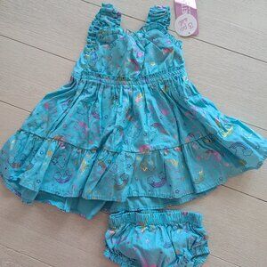 Nanette Lapore Baby Dress and bloomer